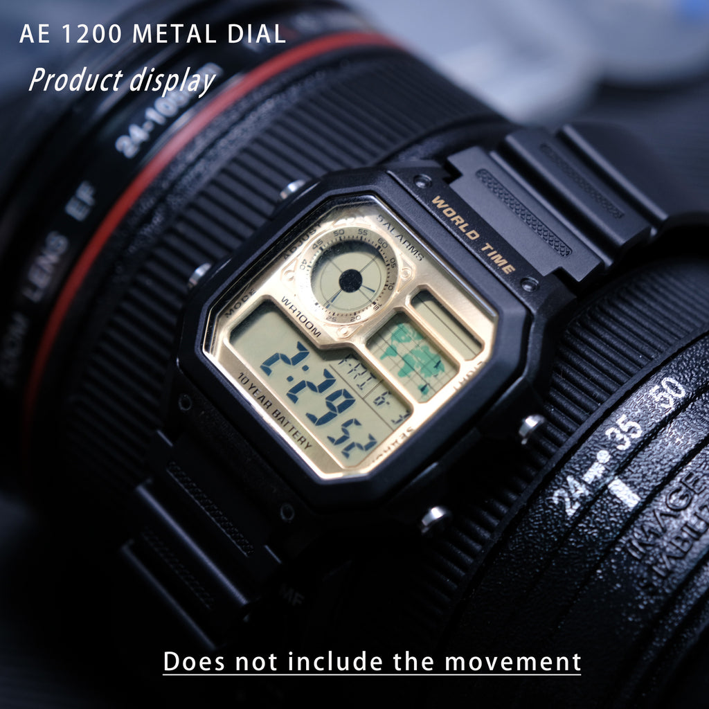 Metal AE1200 Watch Dial Modification Kit