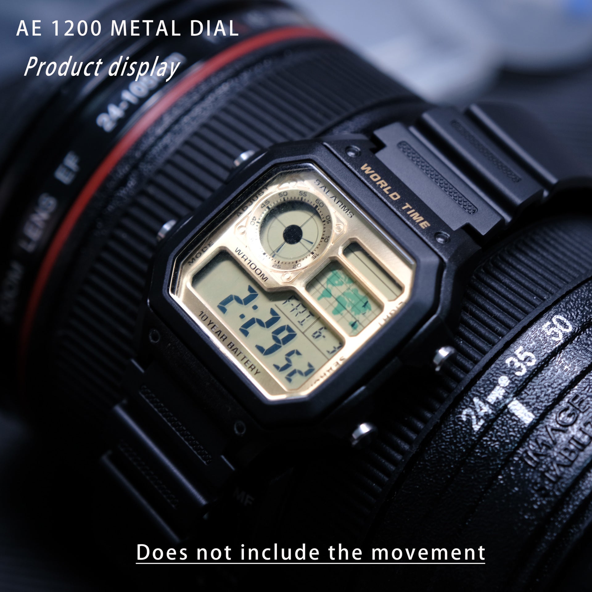 Metal AE1200 Watch Dial Modification Kit