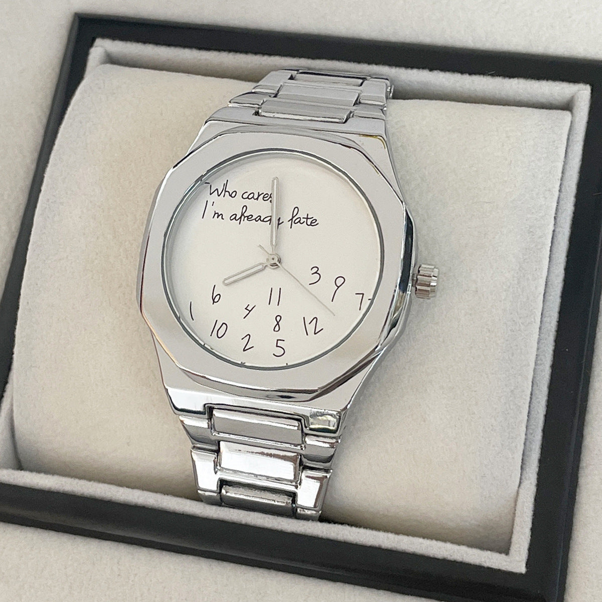 Minimalist Arabic Numeral Mens Watch
