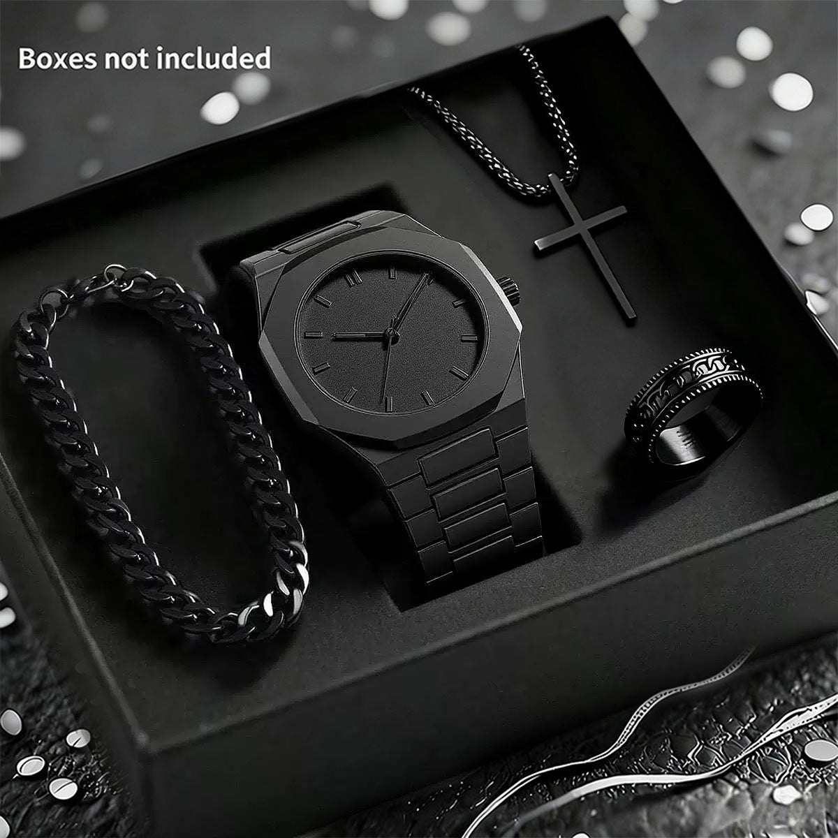Minimalist Black Dial Quartz Watch