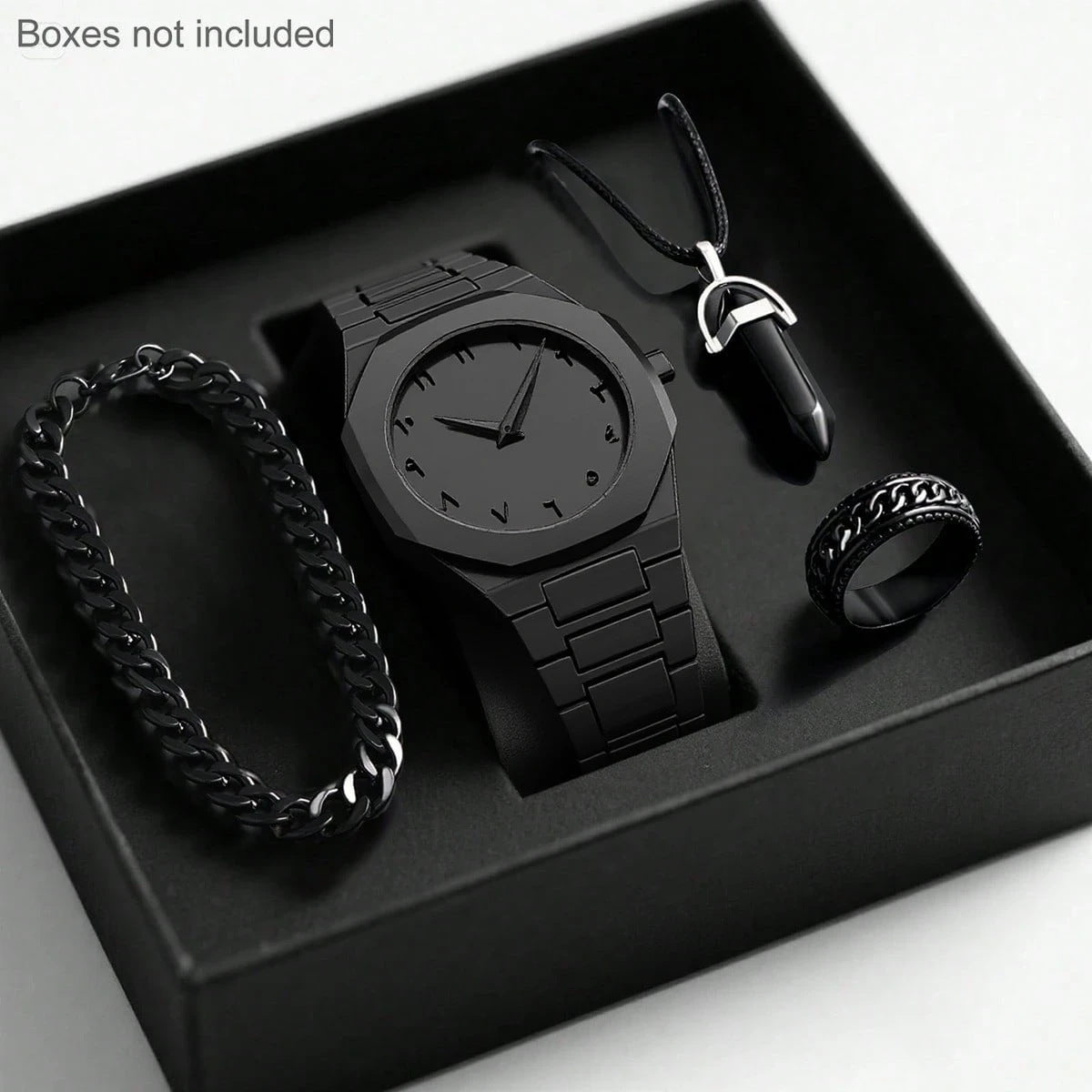 Minimalist Black Dial Quartz Watch