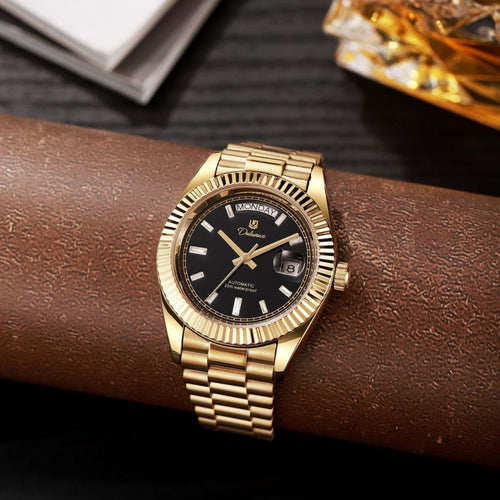 Automatic Calendar Mens Watch Stainless Steel