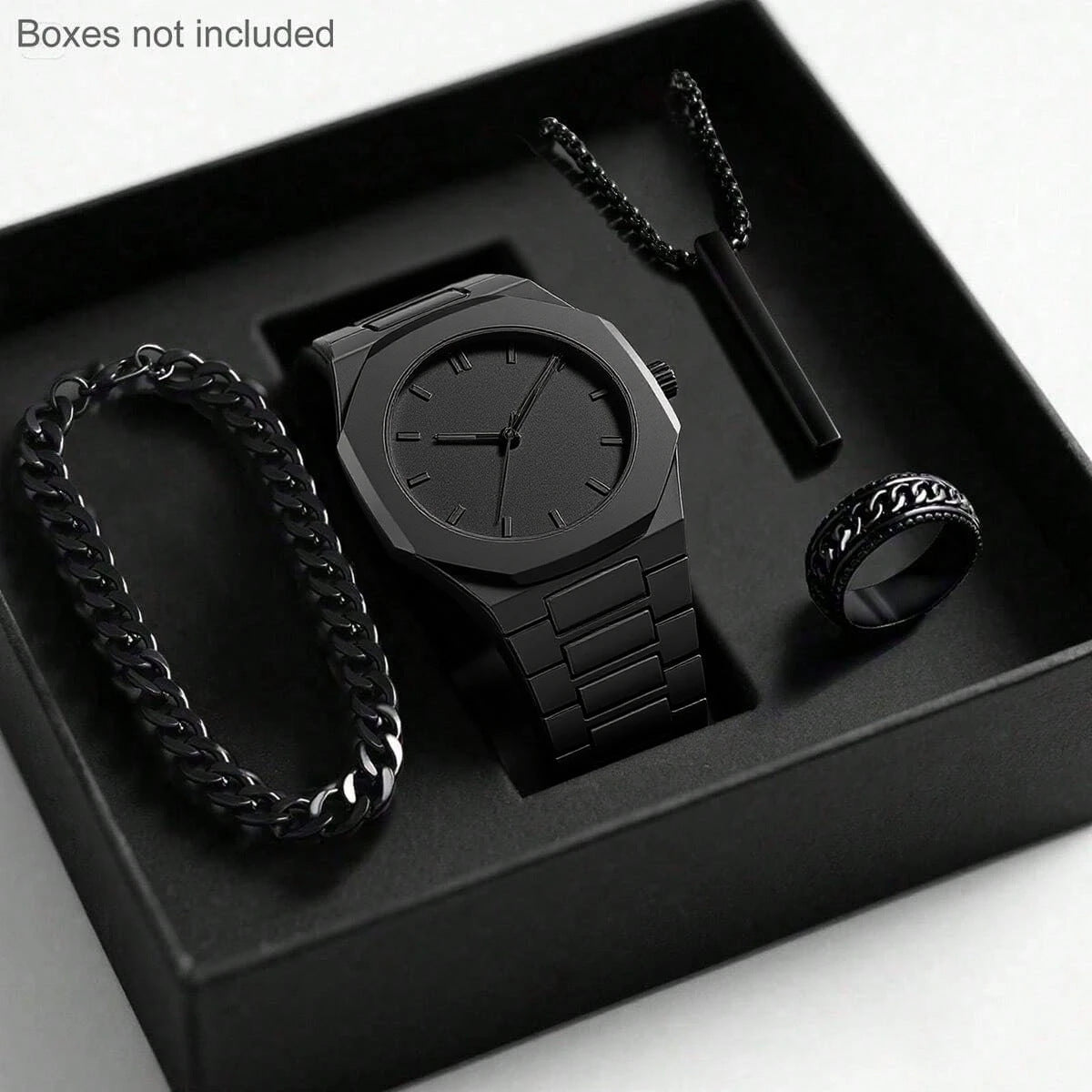 Minimalist Black Dial Quartz Watch