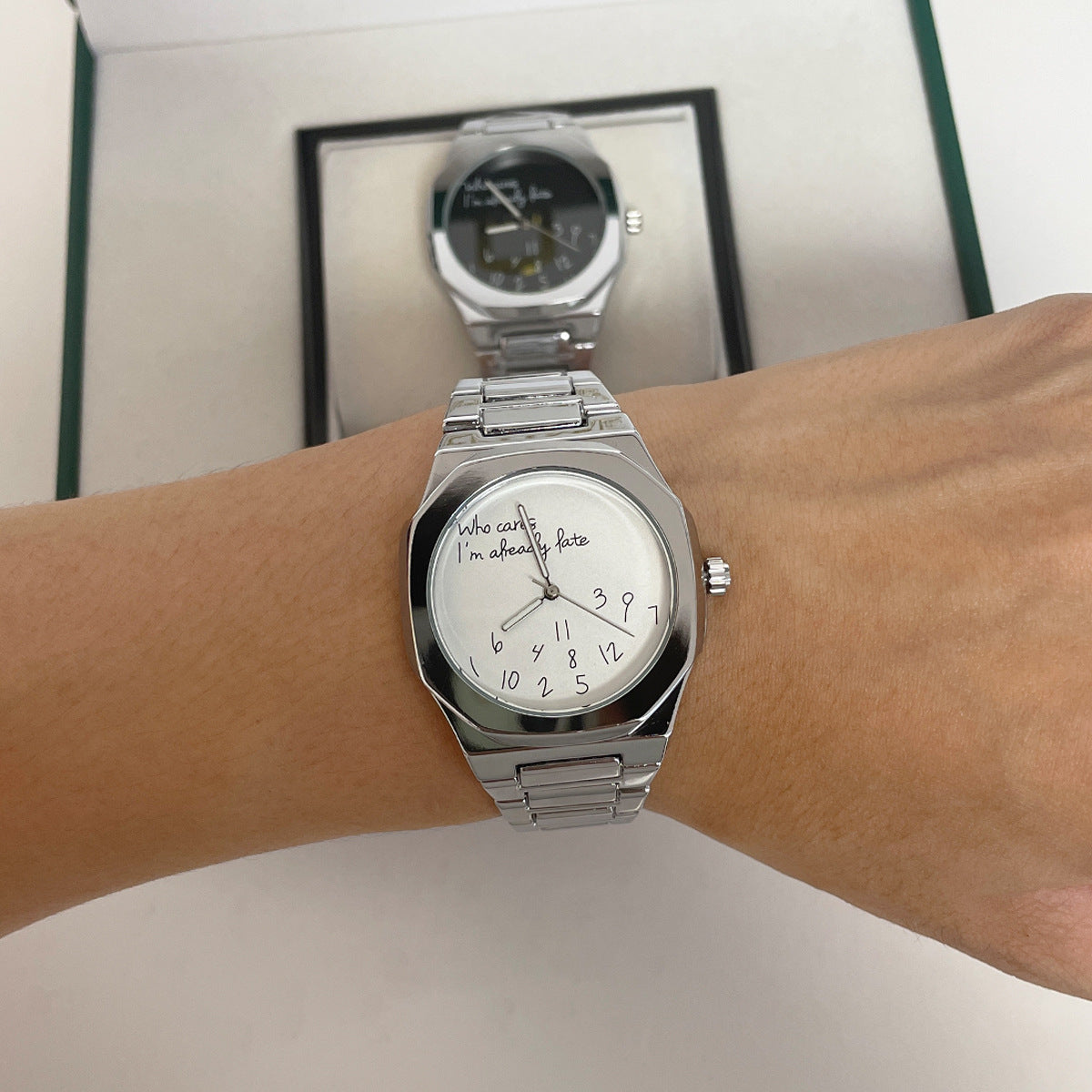 Minimalist Arabic Numeral Mens Watch