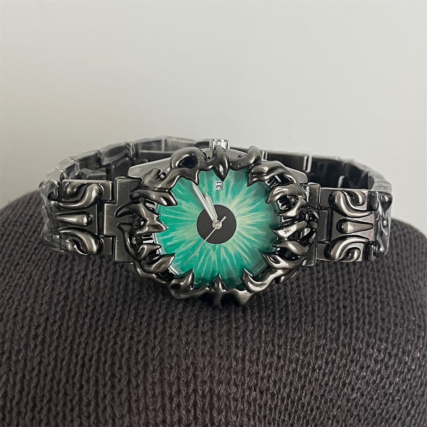 Gothic Devil Eye Embossed Dial Watch