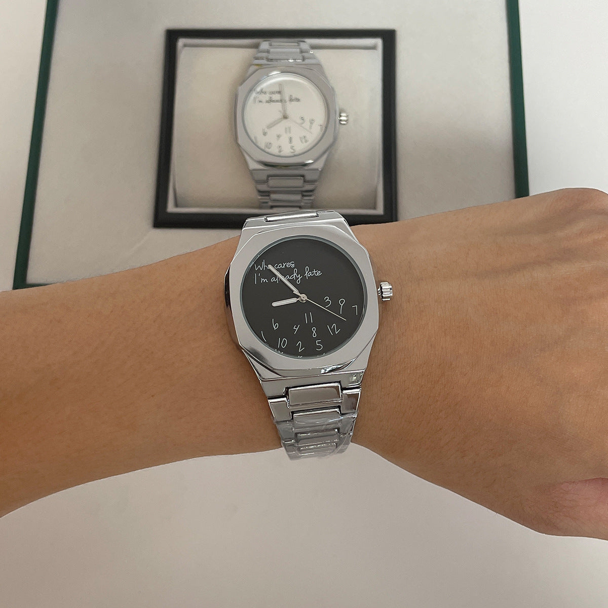 Minimalist Arabic Numeral Mens Watch